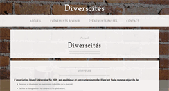 Desktop Screenshot of diverscites.ch